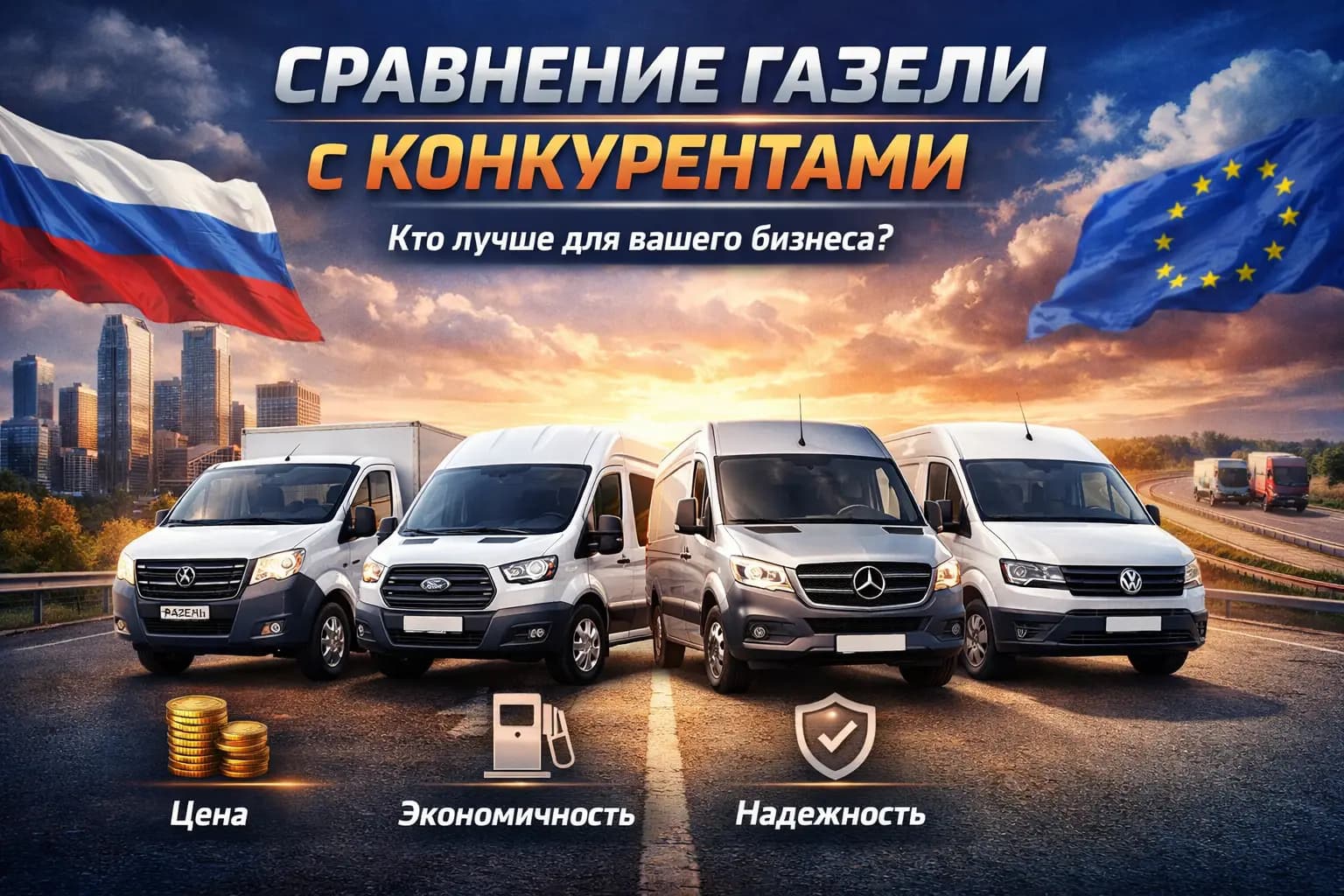 Сравнение ГАЗели с конкурентами: что выбрать для бизнеса и эксплуатации